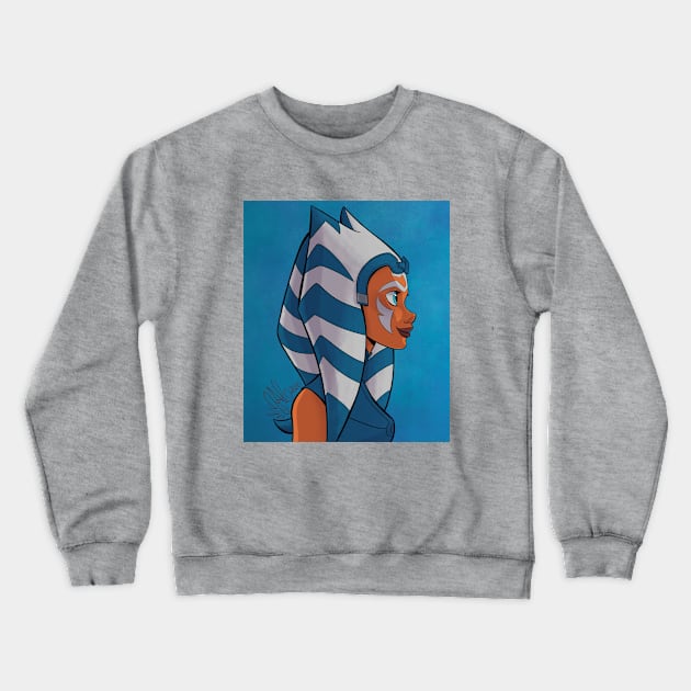 Ahsoka Crewneck Sweatshirt by Wandering Nicky